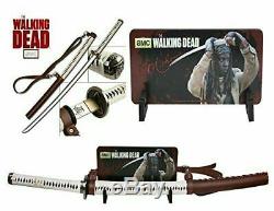 Amc The Walking Dead Licence Officielle Michonne Samurai Sword Katana Lame