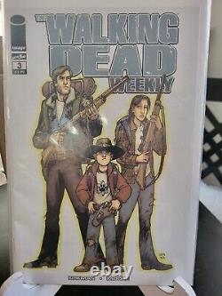 Bandes dessinées Walking Dead avec le premier numéro ? Beaucoup de #3, tous en reliures rigides et pochettes.