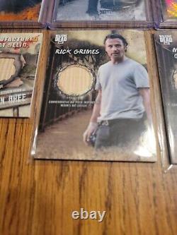 Collection De Cartes De Trading Walking Dead! Rares Tirages De Ma Collection Personnelle