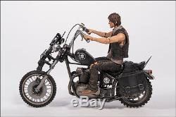Daryl Dixon Avec Chopper Bike Motorrad L'action Walking Dead Figur Mcfarlane