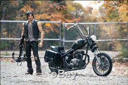 Daryl Dixon Avec Chopper Bike Motorrad L'action Walking Dead Figur Mcfarlane