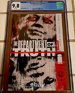 Department Of Truth #1 Cover A 1st Print Cgc 9.8 (image) 2020 James Tynion Nm+