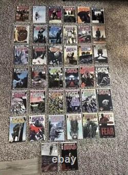 ÉNORME Lot de bandes dessinées The Walking Dead 71 Volumes TOTAUX zombies marvel dc image