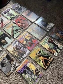 ÉNORME Lot de bandes dessinées The Walking Dead 71 Volumes TOTAUX zombies marvel dc image