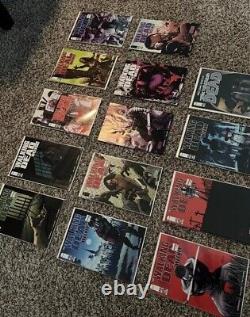 ÉNORME Lot de bandes dessinées The Walking Dead 71 Volumes TOTAUX zombies marvel dc image