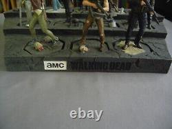 Eaglemoss THE WALKING DEAD Support d'affichage de figurines de collection avec 12 figurines SANS BOÎTE