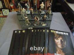 Eaglemoss THE WALKING DEAD Support d'affichage de figurines de collection avec 12 figurines SANS BOÎTE