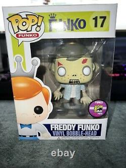 Funko Pop! Freddy Funko #17 Freddy Comme Walking Dead Rv Walker Sdcc 2013 240 Rare