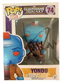 Funko Pop Gardiens De La Galaxie Marvel Yondu Signées Par Michael Rooker