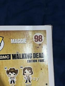 Funko Pop Television Maggie #98 Rare The Walking Dead Bloody Gemini Exclusive