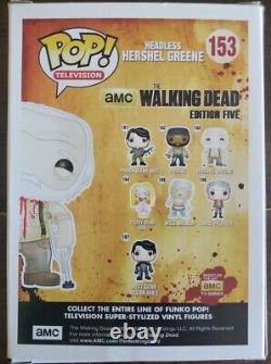 Funko Pop! The Walking Dead #153 Herschel Greene Headless 2014 Sdcc Exclusive