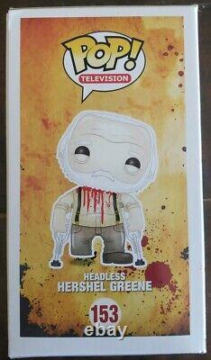Funko Pop! The Walking Dead #153 Herschel Greene Headless 2014 Sdcc Exclusive