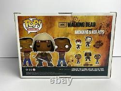 Funko Pop! The Walking Dead 3 Pack Michonne & Ses Animaux De Compagnie Px Previews Vaulted