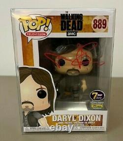 Funko Pop The Walking Dead Daryl Dixon 889 Signé Par Norman Reedus En Marqueur Rouge