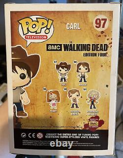 Funko Pop! The Walking Dead Judith #887, Carl #97 Gold Rick Grimes #13 Riggs Sig - Funko Pop ! The Walking Dead Judith #887, Carl #97 Gold Rick Grimes #13 Riggs Sig