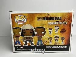 Funko Pop! Tv The Walking Dead Michonne & Her Pets Px Previews Exclusive 3 Pack