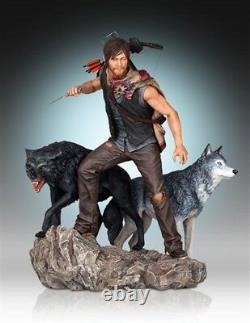Gentle Giant Walking Dead Daryl Dixon & The Wolves Exclusive Statue Signed C. O. Un