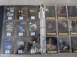 LA SAISON 1 DE THE WALKING DEAD ENSEMBLE DE CARTES À ÉCHANGER 81+ Set de chasse + Marcheur en feuille manquant