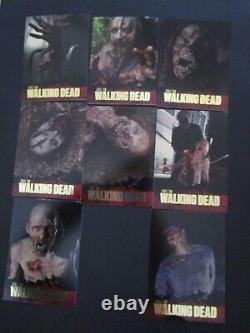 LA SAISON 1 DE THE WALKING DEAD ENSEMBLE DE CARTES À ÉCHANGER 81+ Set de chasse + Marcheur en feuille manquant