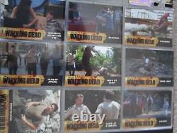 LA SAISON 1 DE THE WALKING DEAD ENSEMBLE DE CARTES À ÉCHANGER 81+ Set de chasse + Marcheur en feuille manquant