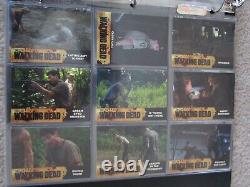 LA SAISON 1 DE THE WALKING DEAD ENSEMBLE DE CARTES À ÉCHANGER 81+ Set de chasse + Marcheur en feuille manquant