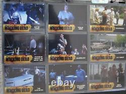 LA SAISON 1 DE THE WALKING DEAD ENSEMBLE DE CARTES À ÉCHANGER 81+ Set de chasse + Marcheur en feuille manquant