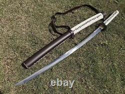 L'épée De Samurai Morte À Pied-michonne Katana Zombie Killer Main Forgée Pleine