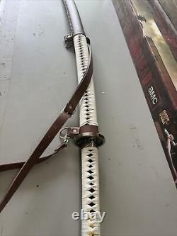 L'épée de samouraï de The Walking Dead Michonne Katana Tueur de zombies Lame de couteau NOUVEAU