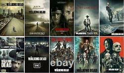 La Collection D'affiches Walking Dead Saisons 1-10 Ensemble De 10 Nouveaux États-unis
