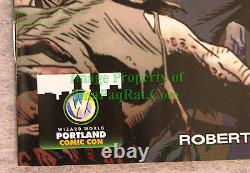 La Mort De Walking #1 2013 Portland Comic Con Variant Signé Michael Golden W Coa
