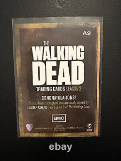 Lauren Cohan Le Walking Dead Saison 2 Carte Autographe A9