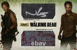 Le Walking Dead Saison 3, Carte De Rédemption Double Autographe Armoire Relique Oam-08