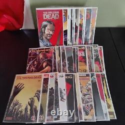 Le lot de bandes dessinées de The Walking Dead