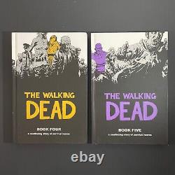 Le lot de reliures cartonnées de The Walking Dead, tomes 1 à 14, série quasi complète, Image 2003 Kirkman AMC.