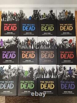 Les livres The Walking Dead 1 à 12 - Lot en couverture rigide