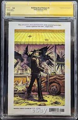 Les morts qui marchent DLX #1 Or Feuille Graded CGC 9.8 Signé par David Finch