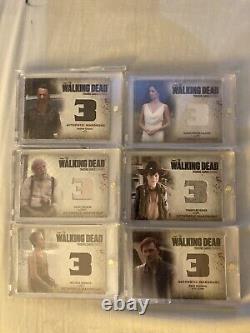 Lot de 15 cartes Relic de la saison 3 de The Walking Dead