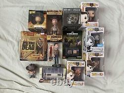 Lot de Walking Dead! Funkos, Bobble Heads, Épinglettes et Plus