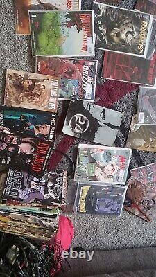 Lot de bandes dessinées d'horreur Texas Chainsaw, Destination Finale, Hatchet, Walking Dead