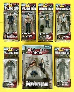 McFarlane Walking Dead 90 figurines Série complète 1-10 Lot exclusif + BONUS