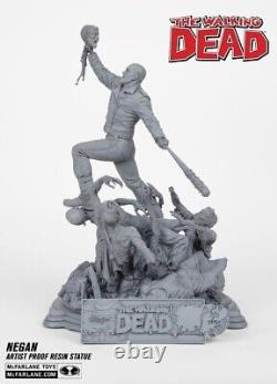 Mcfarlane The Walking Dead Comic Negan Statue en résine #21/50 Épreuve d'artiste