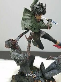 Mcfarlane The Walking Dead Michonne Statue Résine Signé Par Kirkman Toy