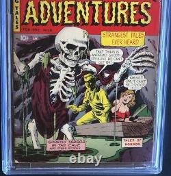Mysterious Adventures #6 (story 1952) Cgc 3.5 Horror Pré-code Walking Dead