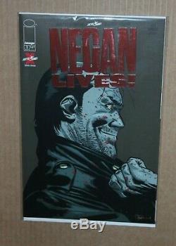 Negan Lives 1 Feuille Rouge Variant Cover Skybound Image Comics The Walking Dead Kirkman