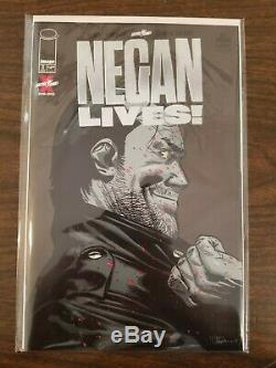 Negan Vies # 1 Lot Image Walking Dead Or X 1 Argent X 2 X 10 A Couverture