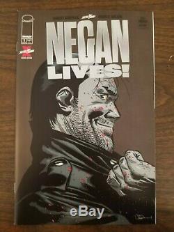 Negan Vies # 1 Lot Image Walking Dead Or X 1 Argent X 2 X 10 A Couverture