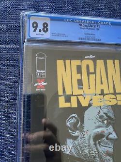 Negan Vit! #1 Cgc 9,8 Gold Foil Kirkman The Walking Dead