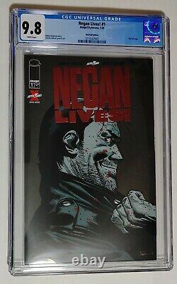 Negan Vit #1 Cgc 9,8 Red Foi Brand New Case Skybound Image Uniquement 500 Imprimé