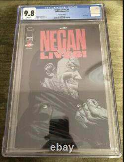 Negan Vit! #1 Ruby Red Foil Variante Cgc 9.8 Nm/mt Rare Walking Dead 500