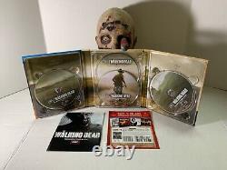 RARE The Walking Dead Coffret Édition Limitée Collectible Zombie Head